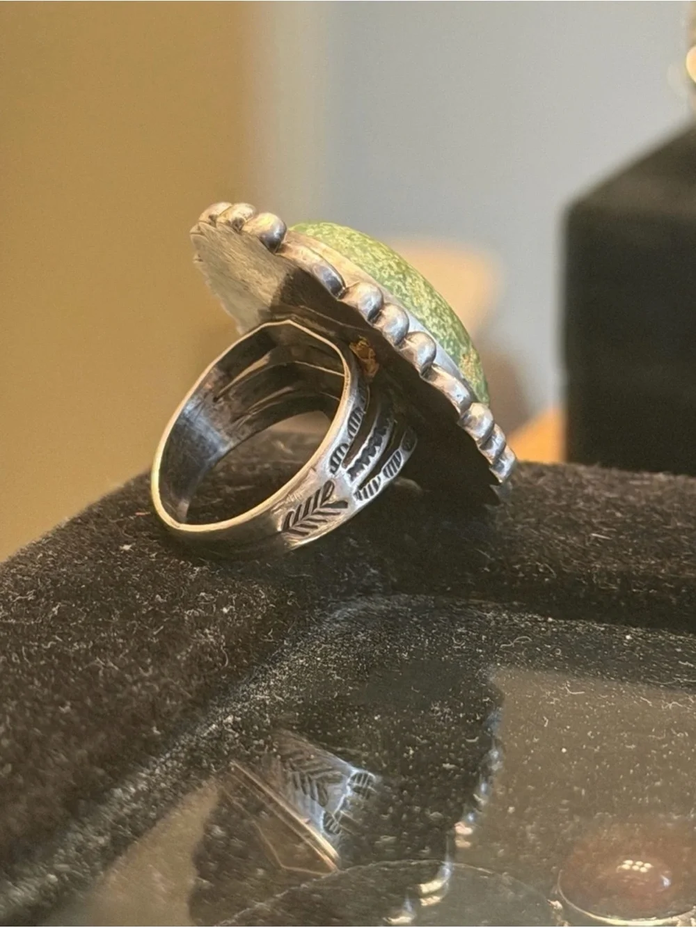 Native Turquoise Ring - Picture 2 of 2